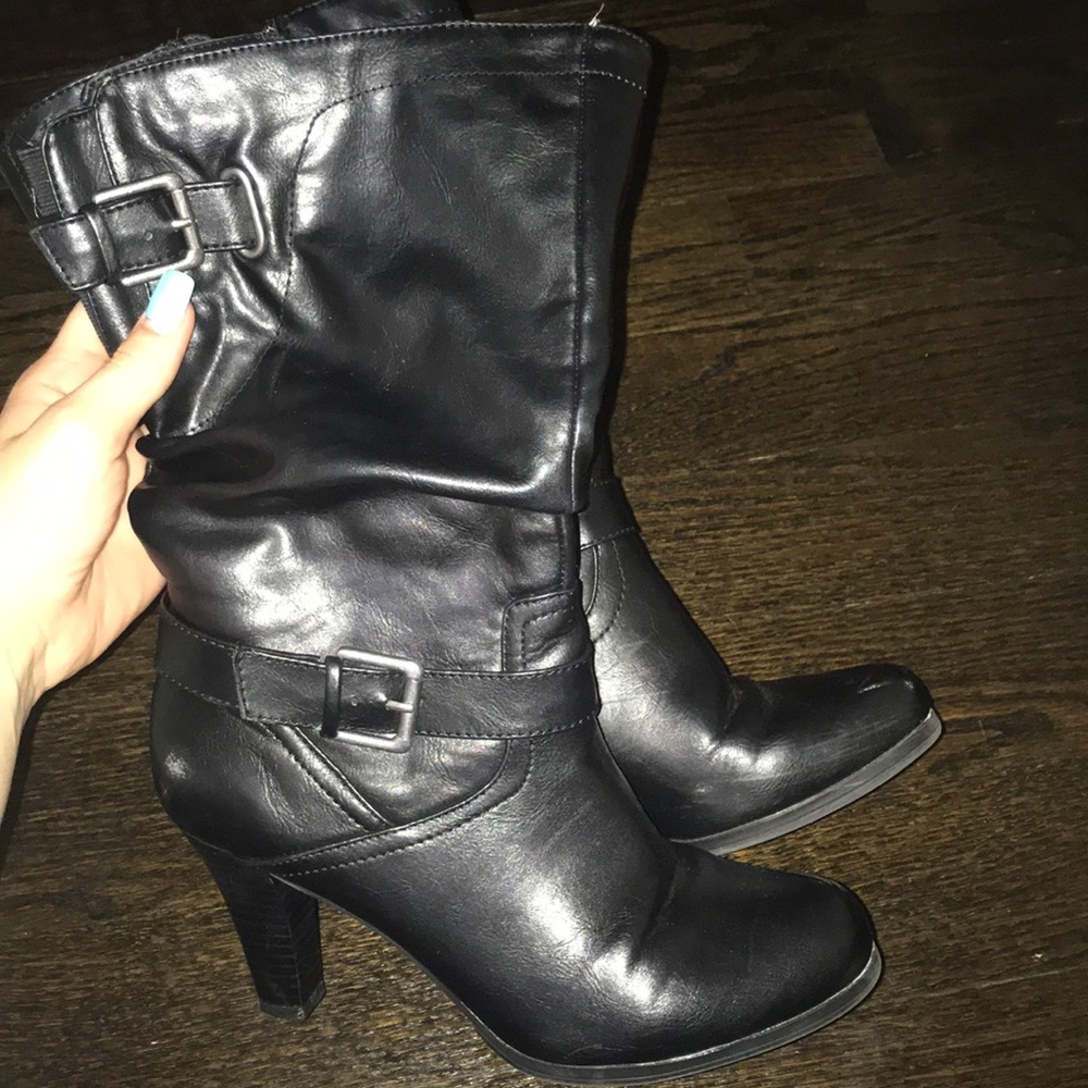 Black booties
